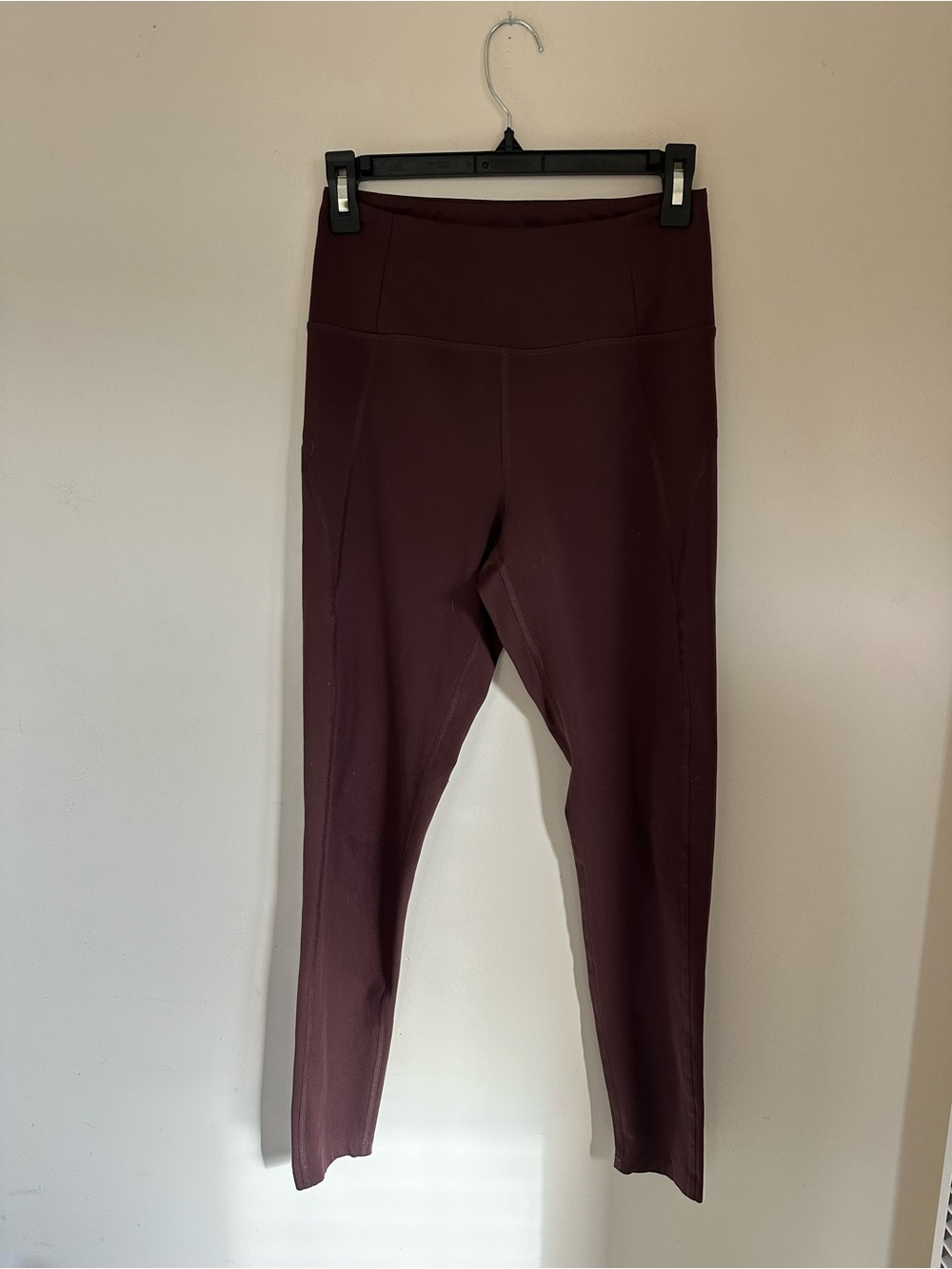 Girlfriend Collective High-Waist Burgundy Active Leggings